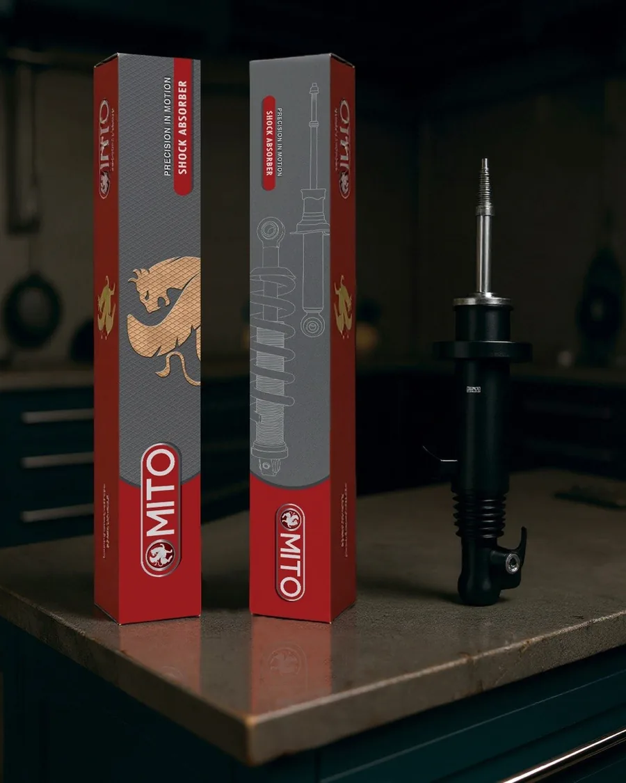 MITO shock absorber boxes beside a strut
